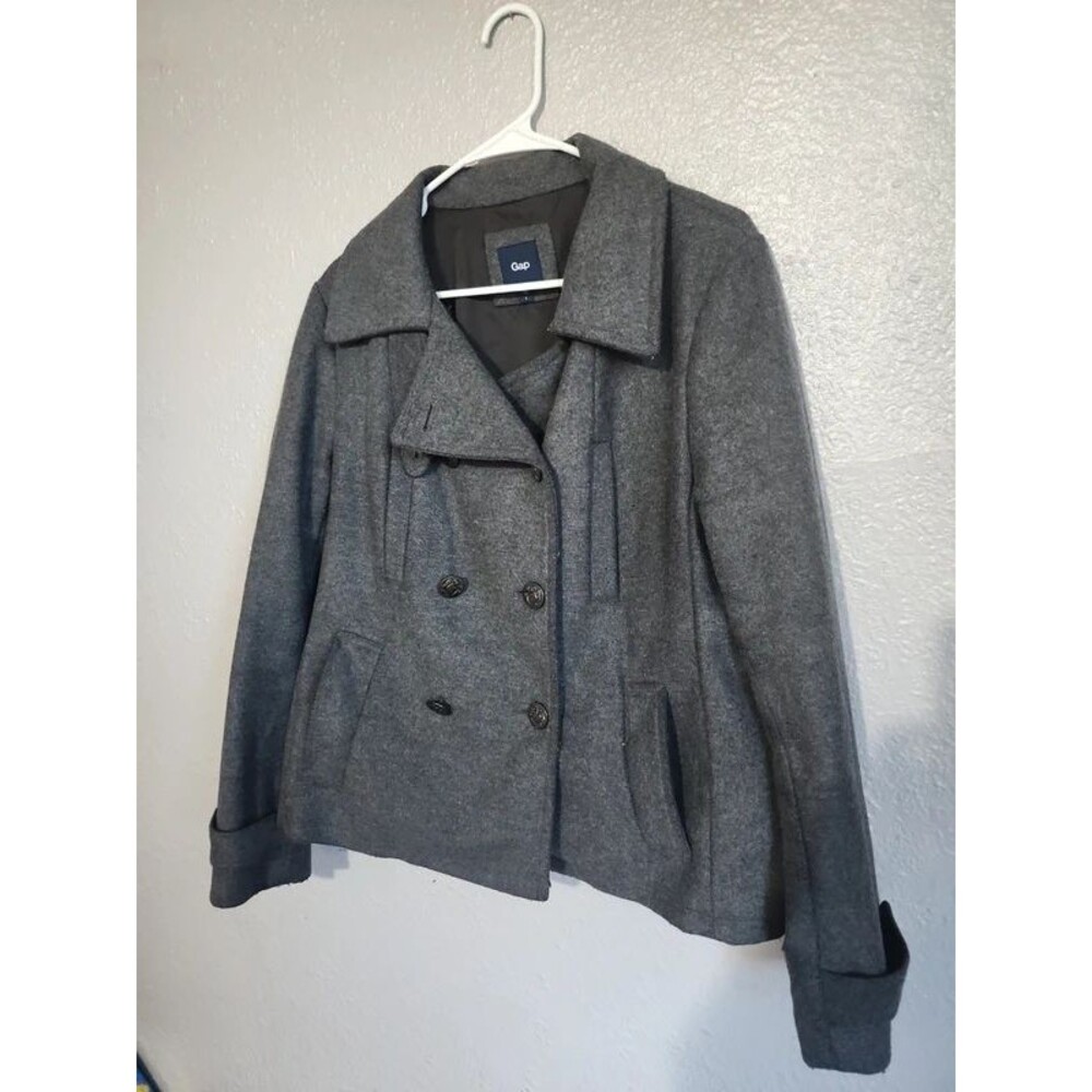 Gap grey pea coat